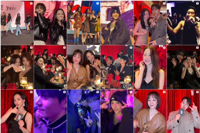 16일 W코리아 인스타그램에 게시된 연예인들 사진 모음. 전날 이 매체의 유방암 인식 개선 행사 'Love your W'에 참석한 연예인들이다. W코리아 인스타그램 캡처