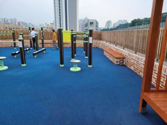 서울 성북구 정릉실버복지센터에 설치된 어르신 놀이터. [사진 서울시]