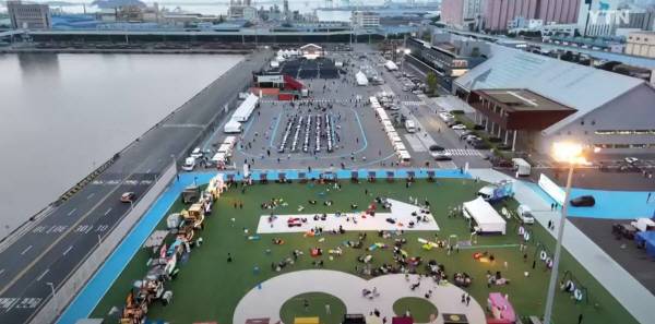 인천항 내항 재개발 터에 조성된 복합 문화공간인 ‘‘상상플랫폼’.