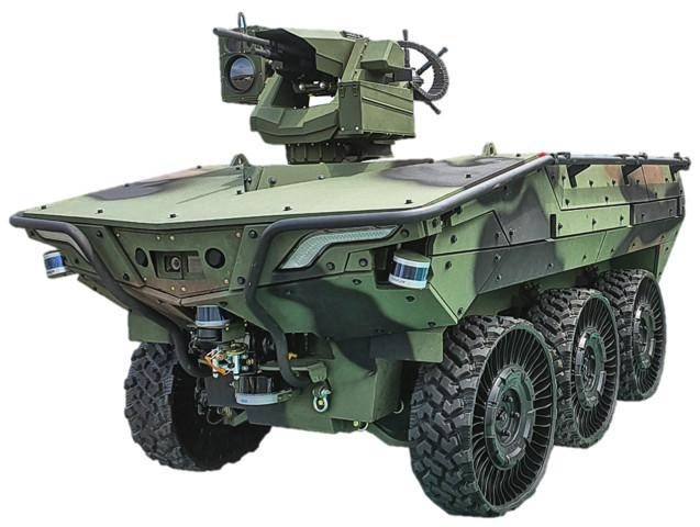 A사가 개발 중인 국산 다목적 무인차량. A사 제공