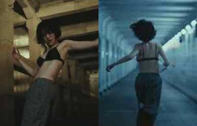 〈사진설명 : 나나(NANA) The 1st Album ‘Seventh Heaven 16’ 수록곡 ’DAYLIGHT’ 뮤직비디오 캡처. (사진 제공:써브라임)〉