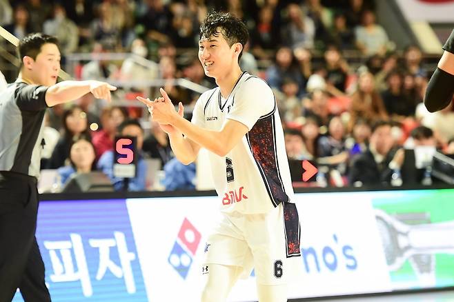 KCC 최진광은 16일 원주 DB와 원정경기서 3점슛 5개를 포함해 자신의 역대 한 경기 최다 득점인 20점을 터트리며 팀 승리에 보탬이 됐다. 사진제공|KBL