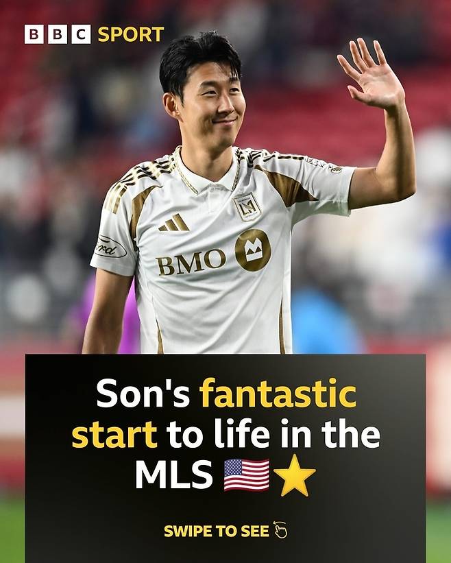 손흥민. BBC SPORT