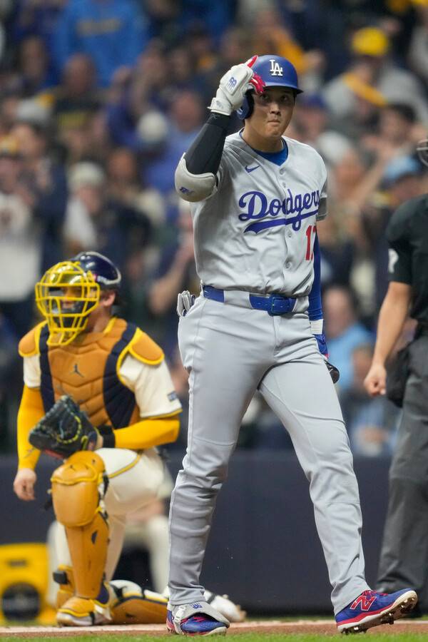 ▲ 가을 야구에서 삼진만 15개를 기록한 LA다저스의 슈퍼스타 오타니 쇼헤이.