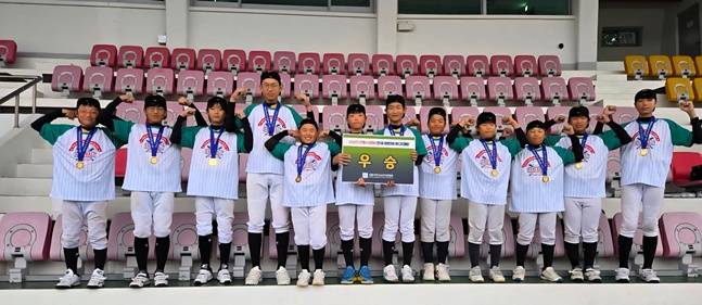 서울 도봉구유소년야구단 선수들.  /사진=대한유소년야구연맹