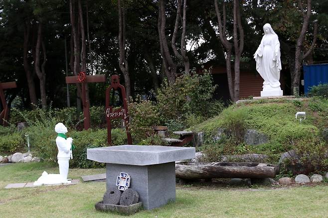 양주 순교성지 성모동산. 박찬희