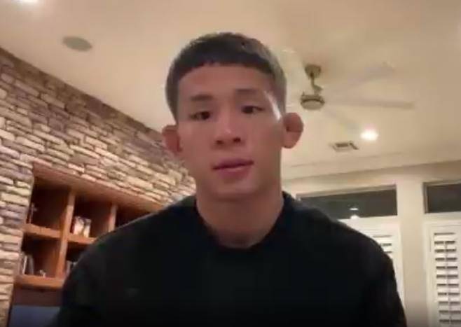 UFC 플라이급 랭킹 진입에 도전하는 한국 종합격투기 ‘경량급 희망’ 박현성. 사진=온라인 인터뷰 화면 캡처