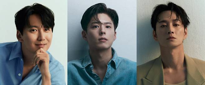 (왼쪽부터)김남길, 박보검, 이현욱. (사진=소속사 제공)