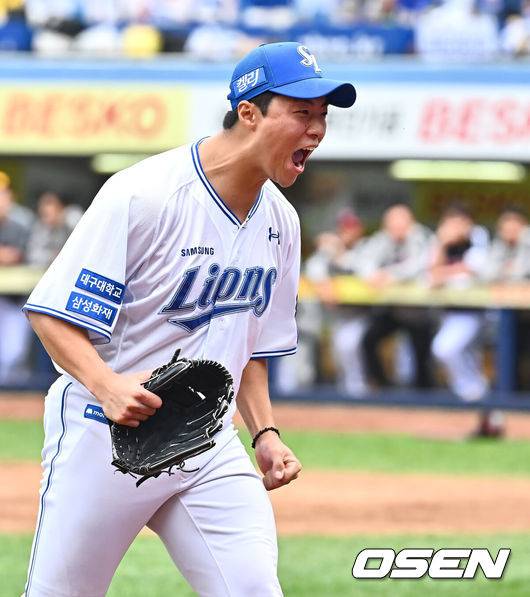 [OSEN=대구, 이석우 기자] 삼성 라이온즈 김윤수 014 2024.10.13 / foto0307@osen.co.kr