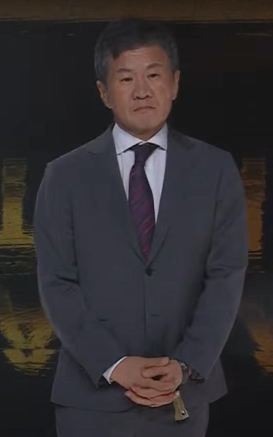 정몽규 대한축구협회장이 17일 AFC 시상식에서 시상자로 무대에 올라 있다. AFC 화면 캡처