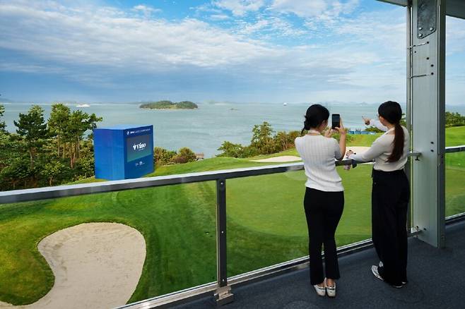 BMW 프로이데 라운지(Freude Lounge) ⓒBMW&nbsp;레이디스 챔피언십 대회 조직위원회