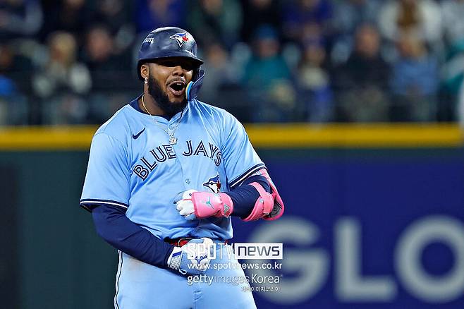 ▲ 포스트시즌 들어 대활약을 펼치며 토론토 강타선을 이끌고 있는 블라디미르 게레로 주니어