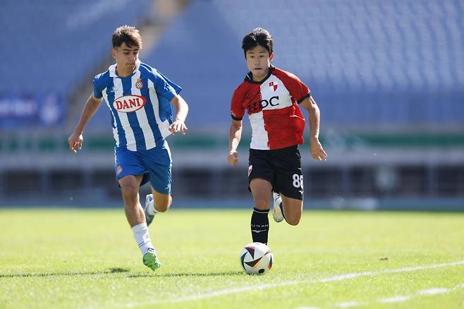 K리그 인터내셔널 유스컵 경기 중. /사진=한국프로축구연맹 제공