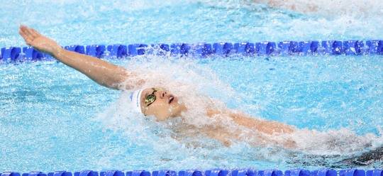 물살 가르는 이주호. 사진[연합뉴스]