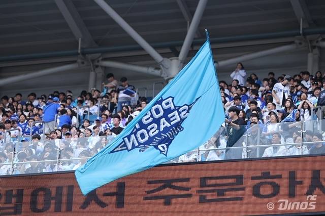 많은 NC 팬들이 와일드카드 결정전에서 NC를 응원하고 있다. 사진=NC 제공