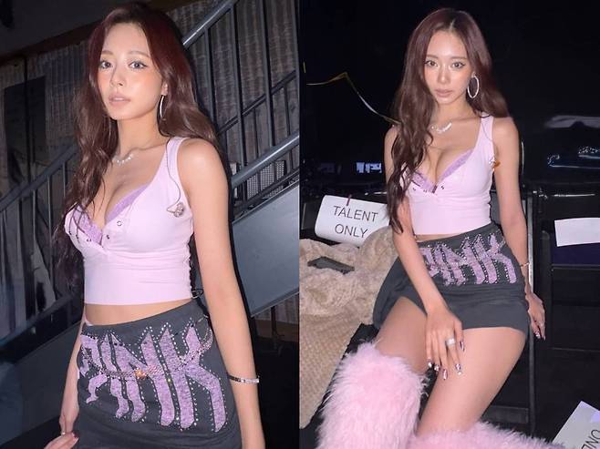 트와이스 쯔위가 뉴욕을 사로잡은 파격적인 갸루 메이크업으로 새로운 비주얼 변신을 선보였다.사진=쯔위 sns