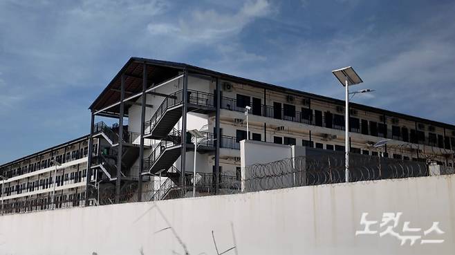 17일 오전(현지시각) 캄보디아 수도 프놈펜 남쪽 따께우주(州)에 위치한 태자단지의 모습. 남성경 크리에이터