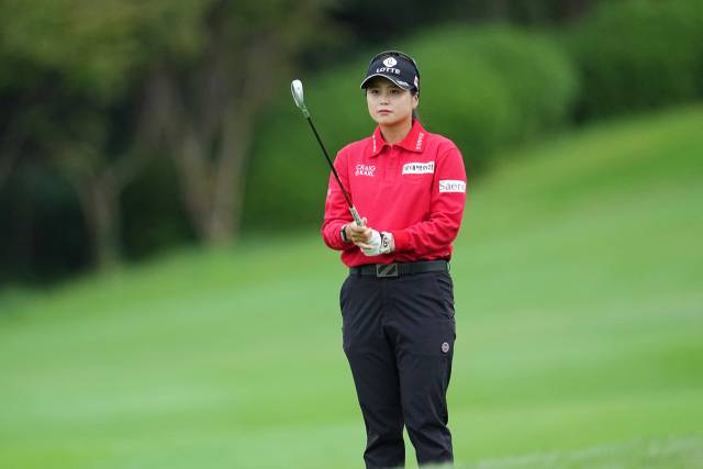 샷을 준비하고 있는 최혜진. 사진 제공=BMW 레이디스 챔피언십 조직위