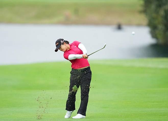 세컨드샷 날리는 김세영 [BMW 레이디스 챔피언십 대회 조직위원회 제공. 재배포 및 DB 금지]