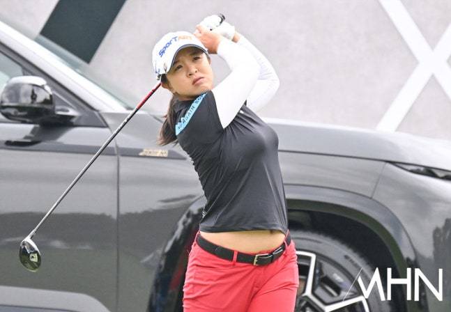 김세영이 19일 열린 BMW 레이디스 챔피언십 최종라운드에서 샷을 하고 있다.