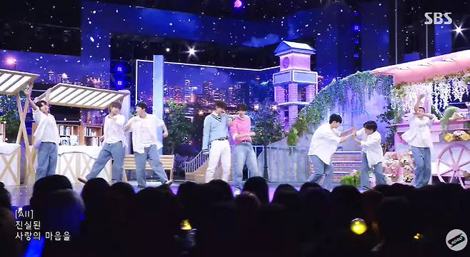 '인기가요' 방송화면 캡처.