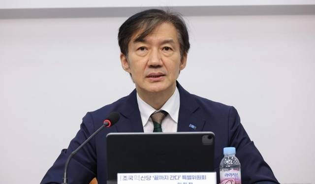 조국 조국혁신당 비상대책위원장. 연합뉴스