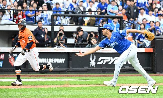 1루 대신 홈 송구 택한 가라비토