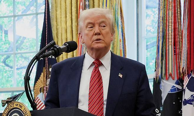 도널드 트럼프 미국 대통령. 로이터연합뉴스