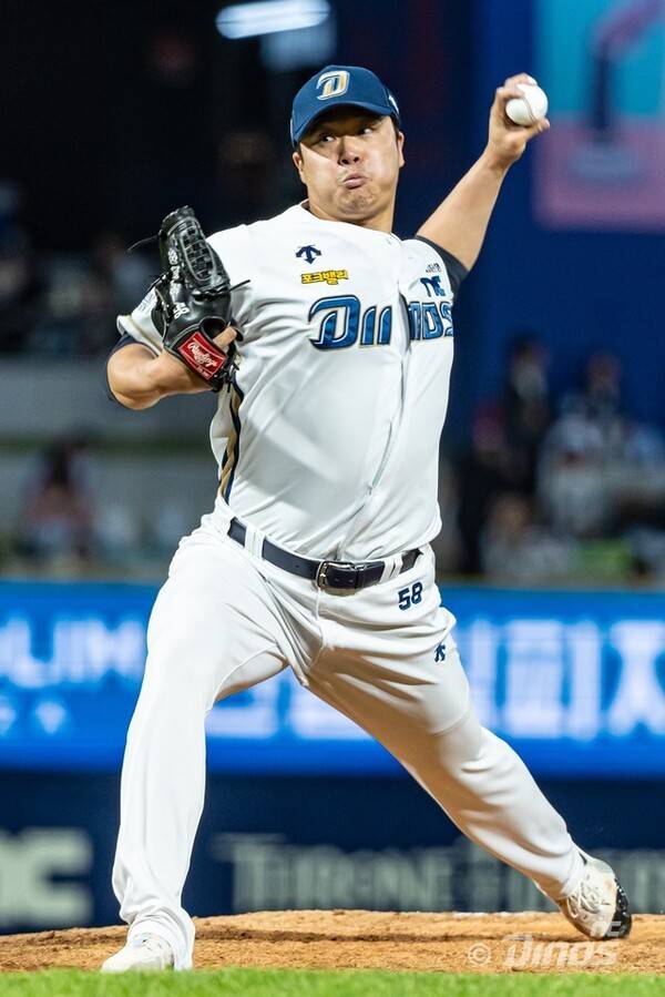 전 NC 다이노스 소속 서의태가 지난해 5월 10일 창원 삼성전에 등판해 공을 던지고 있다. /사진=NC 다이노스