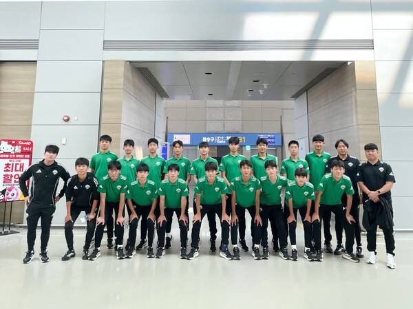 2025 항저우 첸차오 컵 국제 유스 대회 전북현대 U-14 유스팀. /사진=전북현대