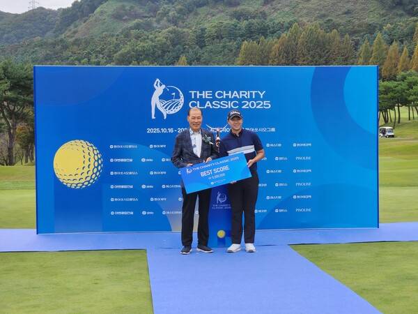 좌측부터 최등규 대보그룹 회장, 이상희 프로