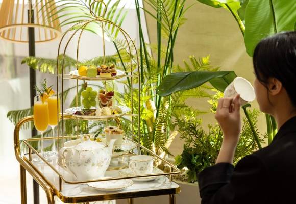 코트야드 메리어트 서울 타임스퀘어 호텔의 가을 애프터눈티 세트. [사진=코트야드 타임스퀘어]