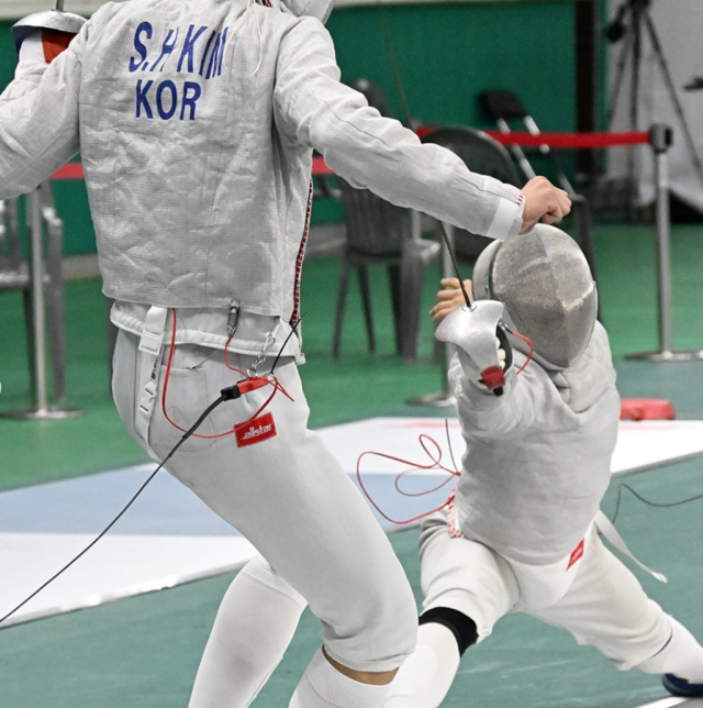 제54회 전국소년체육대회 펜싱 경기 장면. /대한체육회 SNS