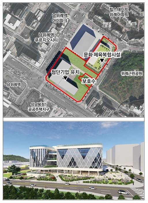 위례 스토리박스 일원 활용방안 조감도 [성남시]