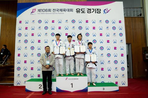 제106회 전국체전 유도 여18세 이하부 개인전78kg이하급 이채민(인천체고)가 금메달을 땄다. 2025.10.21/인천시체육회 제공