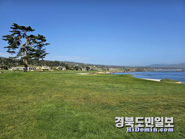 페블비치 골프링크스 모습.