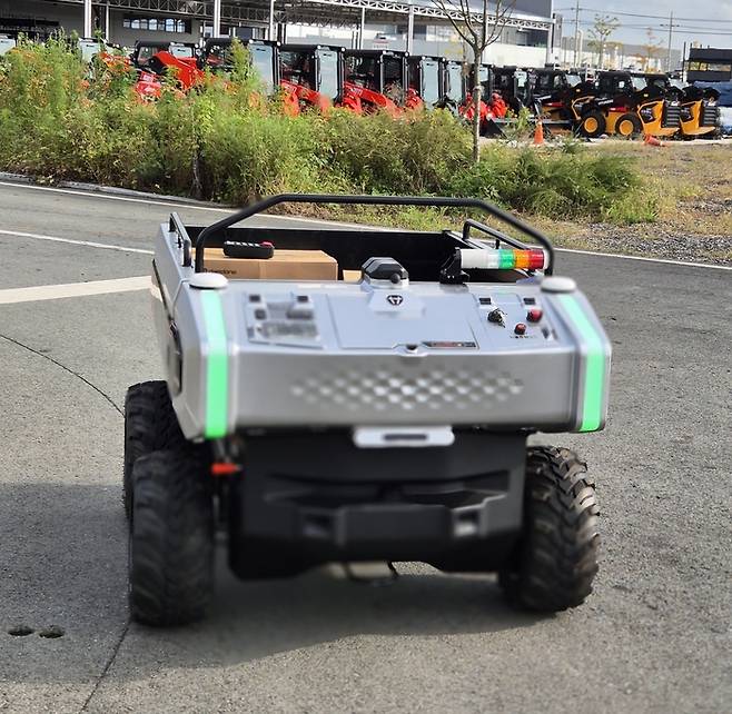 <주>대동모빌리티의 차세대 주력 모델인 RT100 운행 모습. 이승엽 기자