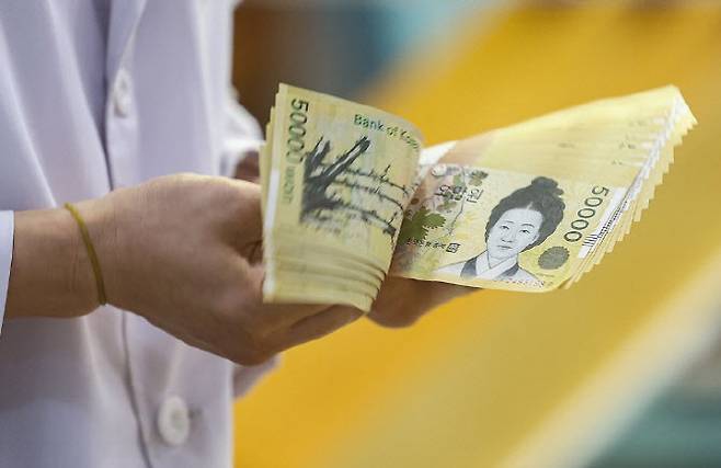 5만원권 지폐. (사진=연합뉴스)