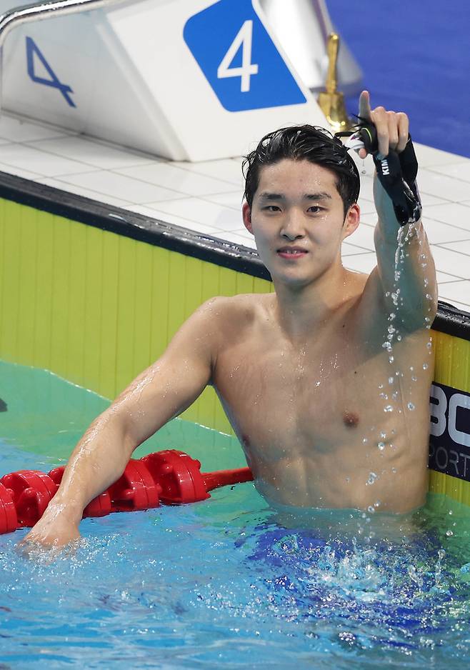 한국 수영 김우민