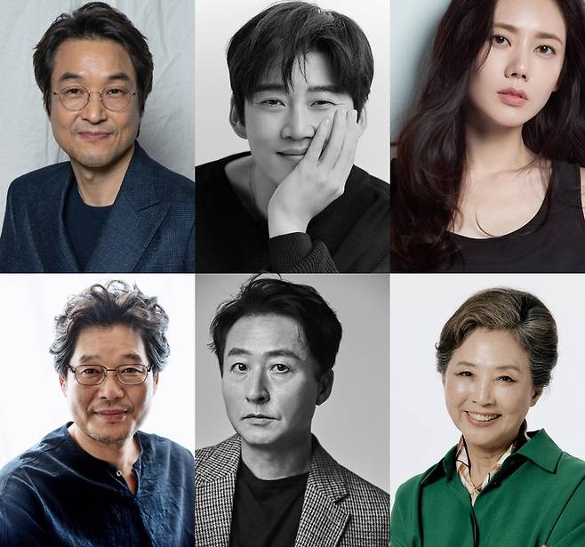 (왼쪽 위부터 시계방향으로) 한석규, 윤계상, 추자현, 고두심, 김종수, 유재명