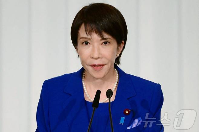 다카이치 사나에 신임 일본 총리. ⓒ AFP=뉴스1 ⓒ News1 안은나 기자