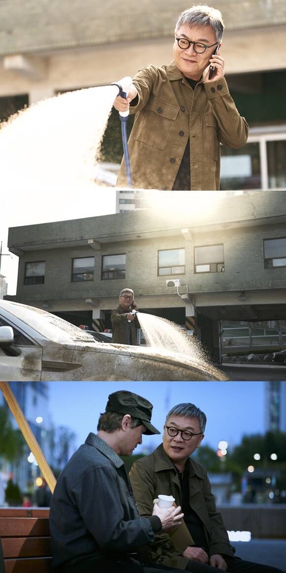 SBS 새 금토드라마 '모범택시3'에 출연하는 배우 김의성의 캐릭터 스틸이 공개됐다. /SBS