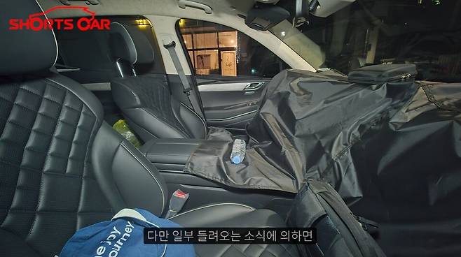 제네시스 GV80 하이브리드 테스트카 (출처=Shorts Car)