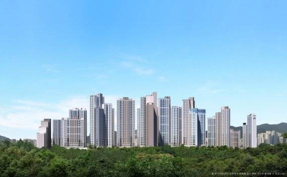 안양자이 헤리티온 투시도