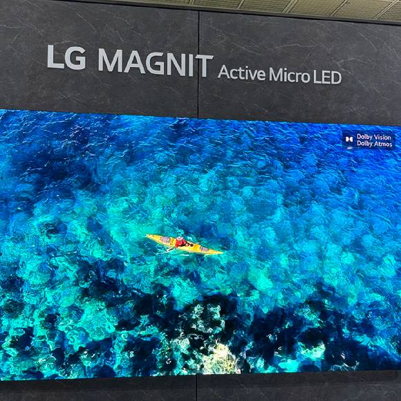 LG전자 매그니트 TV [사진=권서아 기자]