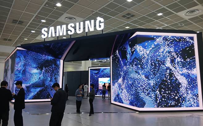 삼성전자 부스 입구./사진=지선우 기자