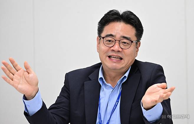 이승환 서울경찰청 광역정보팀 경감이 15일 오후 서울 종로구 서울경찰청에서 헤럴드경제와 인터뷰하고 있다. 이상섭 기자