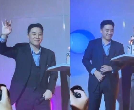 현재 폐업된 캄보디아 클럽에 방문했던 승리/사진=온라인 커뮤니티