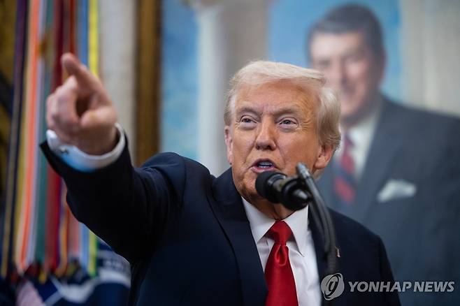 도널드 트럼프 미국 대통령 EPA=연합뉴스. 재판매 및 DB 금지