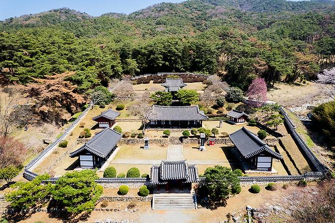 월봉서원 전경(광산구 광산동)